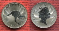 Australien 1 Dollar Känguruh Silber 1 Unze Australia 1 Dollar 1993 Känguruh 1 Unze Silber Stgl.