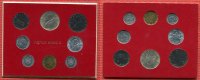 Vatikan Kursmünzensatz 1 - 500 Lire KMS Vatikan KMS 1960 1 Lire bis 500 Lire MCMLX Anno II Picture