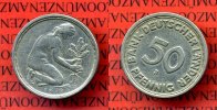 Bundesrepublik Deutschland, Germany FRG 50 Pfennig Bank Deutscher Länder 50 Pfennig 19.9 J Bank Deutscher Länder, Fehlprägung 4 fehlt siehe 1200 DPI Scan