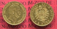 Preußen, Prussia German Empire 5 Mark Goldmünze Preußen 5 Mark Gold 1877 B J. 244 Wilhelm I. Picture