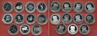 Spanien, Spain 11 x 2000 Pesetas Silbermünze Spanien 11 x 2000 Pesetas 1990 bis 1992 Silber, Olympische Spiele Barcelona