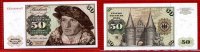 BRD,Deutsche Bundesbank 50 DM Deutsche Mark BRD Deutsche Bundesbank, 50 DM Deutsche Mark 1970,Ser KE 633 ..P Holstentor
