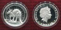 Australien, Australia 1 Dollar 1 Unze Australien 1 Dollar 2011 Känguruh High Relief Münze PP OVP Hochrelief