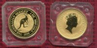Australien, Australia 100 Dollars 1 Unze Gold Australien 100 Dollars 1 Unze Gold 1995 Känguruh Prooflike Prägung