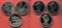Gibraltar 3 x 1 Crown Silbermünzen Lot Gibraltar 3 x 1 Crown Silber Lot 1993 Winterspiele Lillehammer 1994