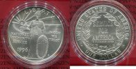 USA 1 Dollar Commemorative Silber USA 1 Dollar Silber 1996, Service for America, Nationaler Gemeinschaftsdienst