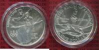 USA 1 Dollar Commemorative Silber USA 1 Dollar Silber 1995 D Olympische Spiele Atlanta 1996 Turnen Gymnastics