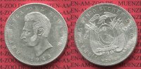 Ecuador 5 Sucres Ecuador 5 Sucres 1943 Mexico Kopf von Sucre