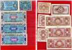 Alliierte Besetzung Deutschland 1945-48 Lot 1/2 bis 100 Mark Alliierte Besetzung 1944 Lot, 7 banknoten 1/2 - 100 Mark alle UDSSR Druck