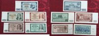 DDR, GDR Eastern Germany 5 bis 100 Mark Satz 5 Scheine Satz Banknoten DDR 1964 5 x Scheine 5 bis 100 Mark der Deutschen Notenbank Picture