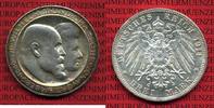 Württemberg 3 Mark Silber Kaiserreich 1911...