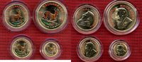 Süd Afrika Farbmünzen Krügerrand 1/10 1/4 1/2 1 Unze Krügerrand Gold Süd Afrika 2000 Krügerand Set, 4 x Gold 1/10, 1/4, 1/2 1 Unze Krügerrand PP