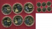 Fiji,  Fidschi Inseln 6 x 1 Dollar Vergoldet mit Rhodium 2009 Polierte P... 95,00 EUR 