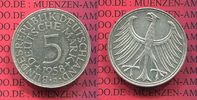 Bundesrepublik Deutschland 5 DM Silberadler Kursmünze 5 DM 1958 J, Kursmünze, Silberadler  J. 387, ss