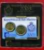 San Marino Kursmünzensatz Mini 20 und 50 Cents San Marino Kursmünzensatz 2003 Mini, 20 Cent und 50 Cent, 2 Münzen, Stgl.