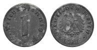 DRITTES REICH: Alliierte Besatzung. 1 Reichspfennig