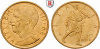 Italien 50 Lire Königreich, Vittorio Emanuele III., 1900-1946, Gold, 4,3995 g