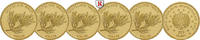 Gedenkprägungen 20 Euro 20 Euro 2013, ADFGJ komplett. Der Deutsche Wald, Kiefer. 1/8 Unze. Gold. 19,45 g