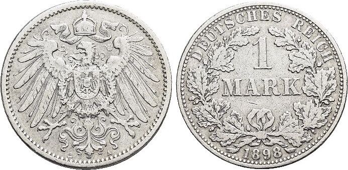 Deutsches Reich Mark A Vf Ma Shops