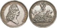 Braunschweig-Wolfenbüttel AR-Medaille Anthon Ulrich, allein 1704-1714.