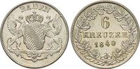 Baden-Durlach 6 Kreuzer Leopold 1830-1852.