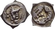 Schweiz-Basel, Bistum Vierzipfliger Johann II. Senn von Münsingen 1335-1365.