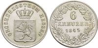 Hessen-Darmstadt 6 Kreuzer Ludwig II. 1830-1848.