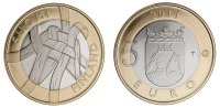 Finland 5 Euro Provincial Coin - Karelia