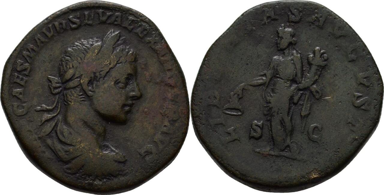 RÖMISCHE KAISERZEIT Sesterz 222 Severus Alexander 222 235 VF MA Shops