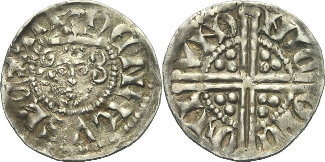 Penny 1247-1272 England Canterbury Henry III., 1216-1272. VF