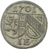 Salzburg Einseitiger Pfennig Johann Ernst von Thun und Hohenstein, 1687-1709