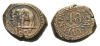Ceylon 1/48 Rixdollar 1803 sehr schön 