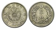 Japan 20 Sen Mutsuhito 1867 - 1912