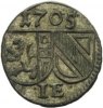 Salzburg Einseitiger Pfennig Johann Ernst von Thun-Hohenstein, 1687 - 1709