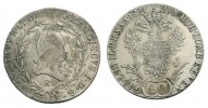 Austria Habsburg Karlsburg 20 Kreuzer 1824...