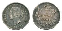 Canada/England 5 Cent 1888 sehr schön Vict...
