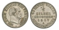 Königreich Preussen 1/2 Silbergroschen 186...