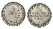 Königreich Preussen 2 1/2 Groschen 1864 Fa...