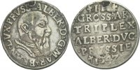Ostpreussen Königsberg 3 Gröscher Albrecht von Brandenburg, 1525 - 1568.