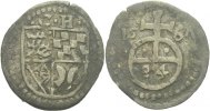 Württemberg Kleingröschel zu 1/84 Gulden Christoph, 1550-1568.