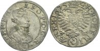 RDR Böhmen Kuttenberg 3 Kreuzer Leopold I., 1657 - 1705.