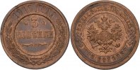 Russland 3 Kopeke Nikolaus II., 18994 - 1917
