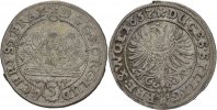 Schlesien Liegnitz Brieg 3 Kreuzer Georg, Ludwig und Christian, 1639-1663.
