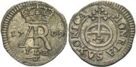 Sachsen Pfennig Friedrich August I., 1694-1733.