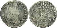 Frankreich Aix 1/4 Ecu Ludwig XIV., 1643-1715