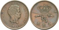 Dänemark 1/5 Rigsbankskilling Christian VIII. 1839-1848.