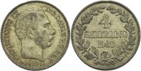 Dänemark 4 Skilling Christian IX (1863-1906)