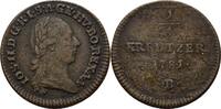 RDR Ungarn Kremnitz 1/4 Kreuzer Joseph II., 1780-1790