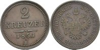 Österreich Ungarn Kremnitz 2 Kreuzer Franz Joseph, 1848-1916