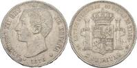 Spanien 5 Pesetas Alfonso XII.